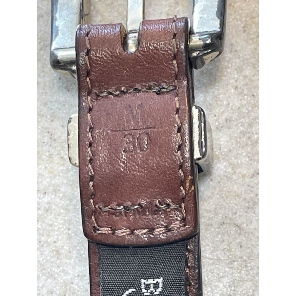 Vintage Brighton Brown Leather Braided Belt -Q2108 Women’s Size Medium -30 - Picture 4 of 11